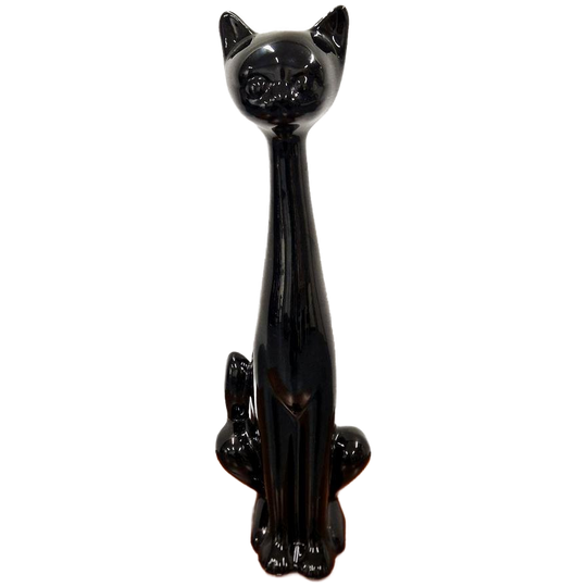 Zwarte Kat Vintage Beeld Jaren 70 Cat Noir 1