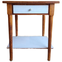Brocante Vintage Keuken Tafeltje Met Formica Blad, Tafel