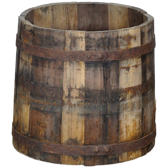 Authentieke Eiken Opslag Ton, Circa 1910 1