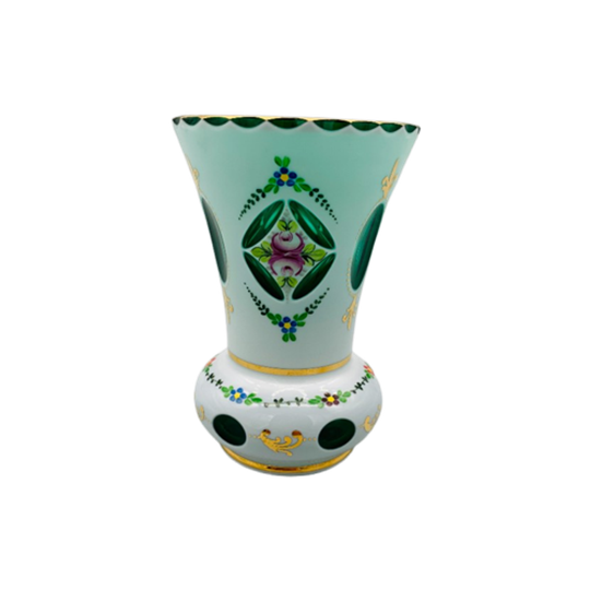 Bohemian Ranft Beker Biedemeier Art Deco Vr Czechoslovak Glass 1