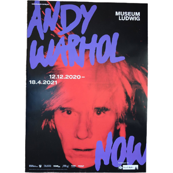 Andy Warhol Ludwig Museum  'Now', Exhibition Poster