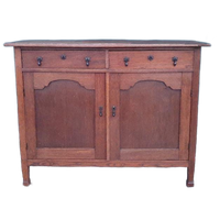 Art Deco Kastje Eiken Commode Wastafelkastje Dressoirtje