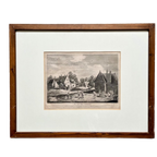 Ingelijste Gravure “Jeu De Mail Flamand” By David Teniers thumbnail 1