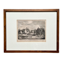 Ingelijste Gravure “Jeu De Mail Flamand” By David Teniers