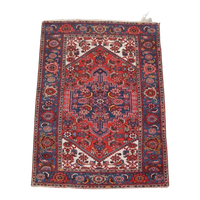 Kleurrijk Vintage Oosters Handgeknoopt Vloerkleed Met Prachtige Patronen 201X139Cm