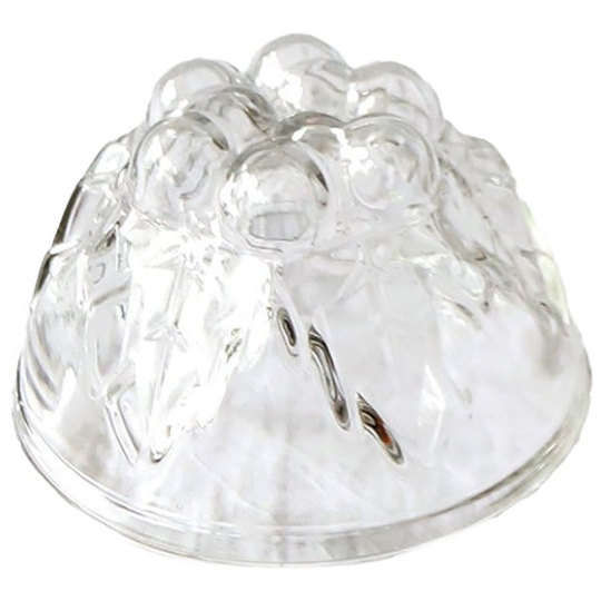 Vintage Persglas Glazen Puddingvorm Hulst, Jaren '50 1