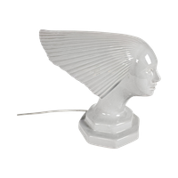 Vintage - Rene Lalique Stijl - Design Hubert Olivier - Tafellamp - Keramiek - Frankrijk - 1960'S