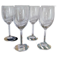 4X Spiegelau Kristal Wijnglazen 80’S