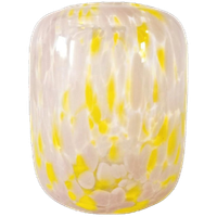 Design Vaasje Fidrio Roze Geel Vaasje