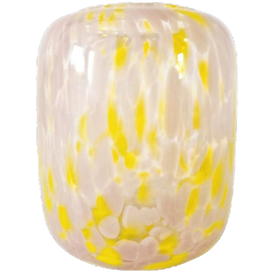 Design Vaasje Fidrio Roze Geel Vaasje 1