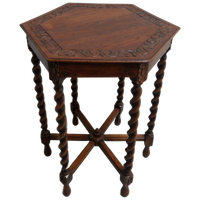 Eiken Bijzettafel