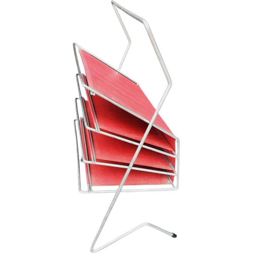 Vintage Magazine Rack Lectuurbak | Voss Germany '60 -'70