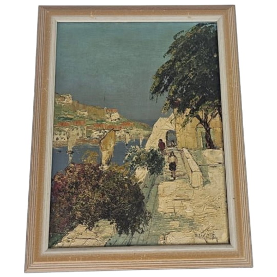 Eulalie Mulford Banks - Olieverf Op Canvas - Mediterrane - 3e Kwart 20e Eeuw 1