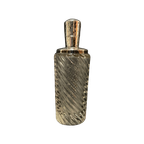Antieke Parfumfles Met Zilveren Dop En Kraag, thumbnail 1