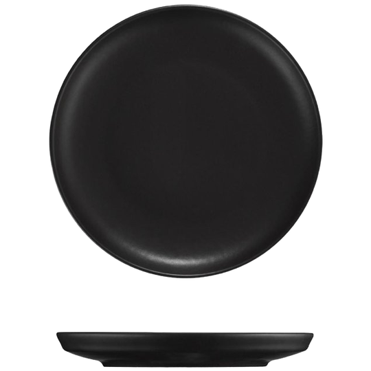 Hermia | Servies 18-delig Porselein Zwart Mat 1