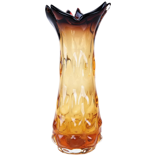 Glass Vase, Murano Glass, 1960s, Made In Italy 1