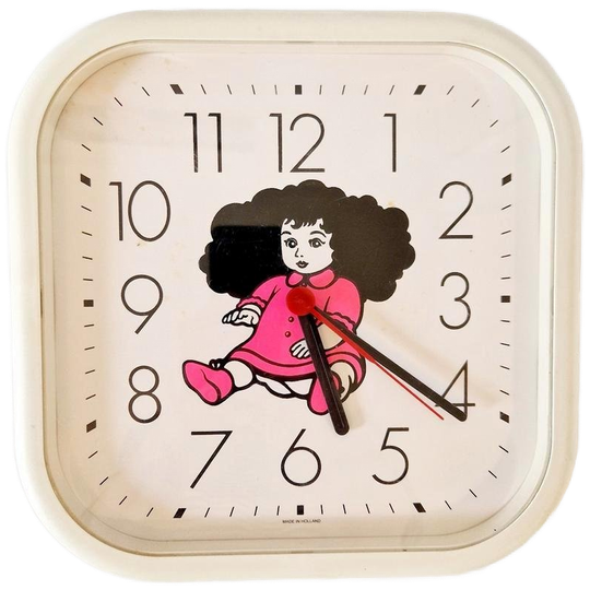 Jaren 90 Originele Pinkpop Klok Vintage Klok 1