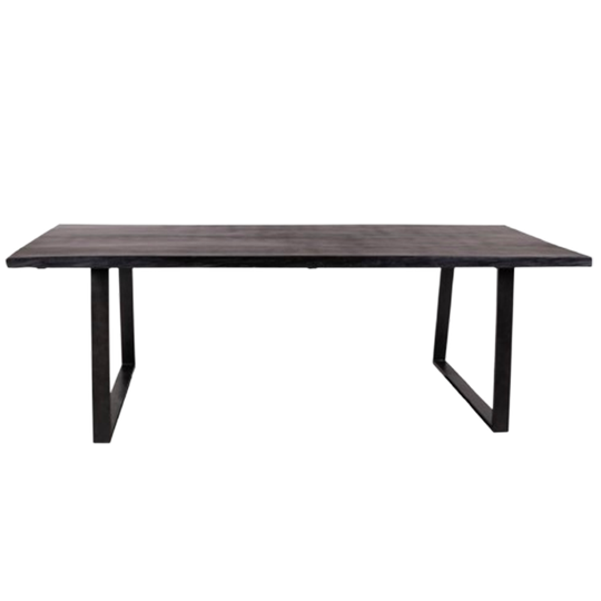 Eettafel Boomstam Mat Zwart 240x100x76 1