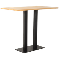 Solidesk Kantinetafel, Beuken Blad, 140 X 70 Cm, Vaste Hoogte Onderstel,