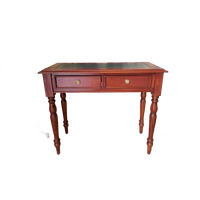 Klassieke Engelse Schrijftafel, Laptop Bureau, Desk, Sidetab