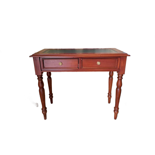 Klassieke Engelse Schrijftafel, Laptop Bureau, Desk, Sidetab 1