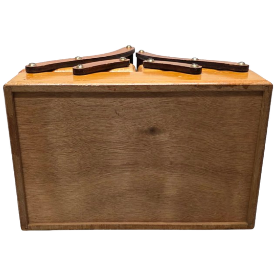 Vintage Franse Draagbare Naaikoffer, Jaren 60 1