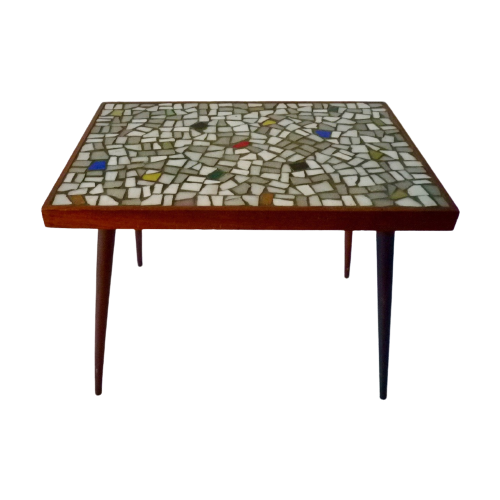 Vintage Mosaic Side Table, 60S