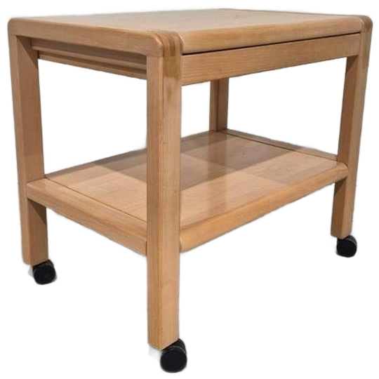 Deense Verrijdbare Side Table Salling Stolefabrik Vintage 1
