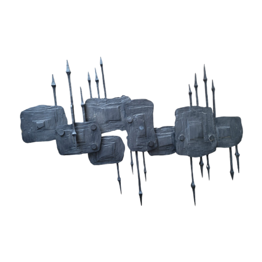 Wanddecoratie Brutalist Brutalism - Smeedijzer 1