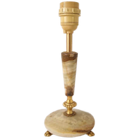 Albast Messing Lampenvoet Vintage Lamp
