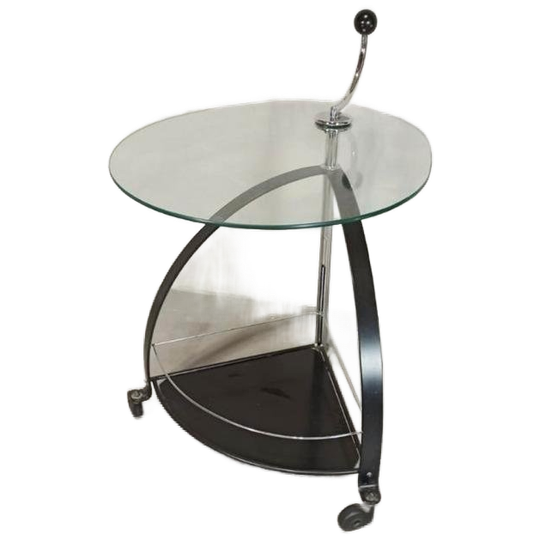 Vintage Postmodern Bijzettafel Trolley 1