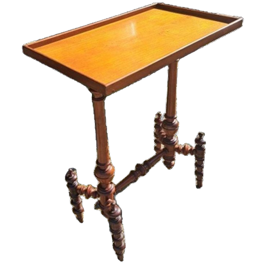 Antieke Spinnen Bijzettafel Sidetable, Haltafel 1