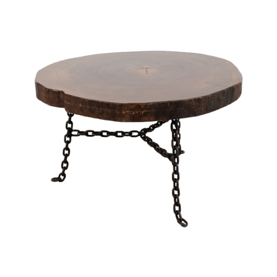 Boomschijf Salontafel Op Ketting Onderstel 71058 1