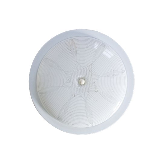 Grote Ronde Space Age Plafondlamp / Plafonnière 1