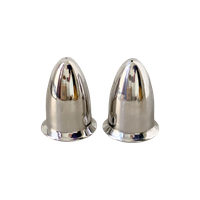 Vintage Chrome Peper & Zoutvaatjes