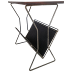 Jaren 60 Pallisander Fineer Magazine Rack Bijzettafel. thumbnail 1