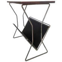 Jaren 60 Pallisander Fineer Magazine Rack Bijzettafel.