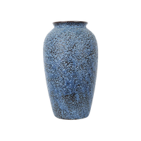 Afina Rijnsburg Blauw Bruisglazuur Vaasje
