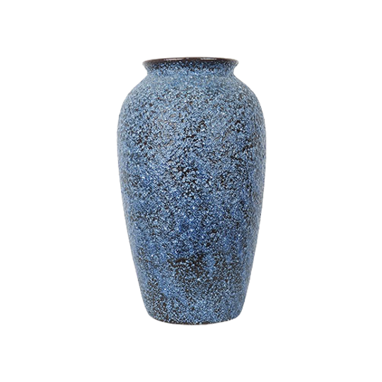 Afina Rijnsburg Blauw Bruisglazuur Vaasje 1