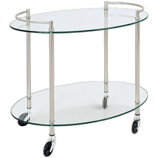 Vintage Glazen Serveer Tafel 1