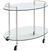 Vintage Glazen Serveer Tafel