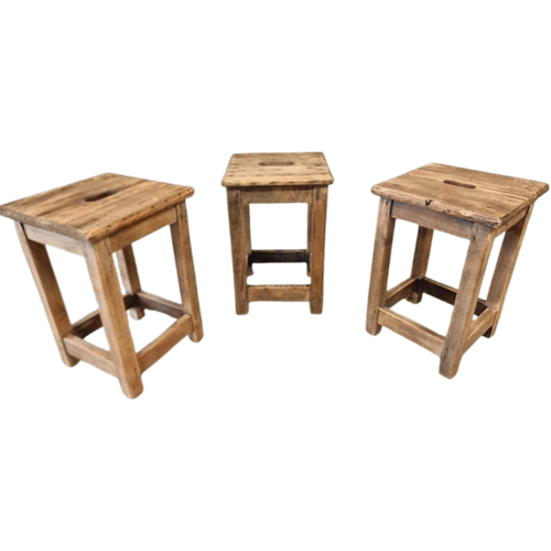 Oude Set Franse Krukjes Plantentafeltjes Sidetables