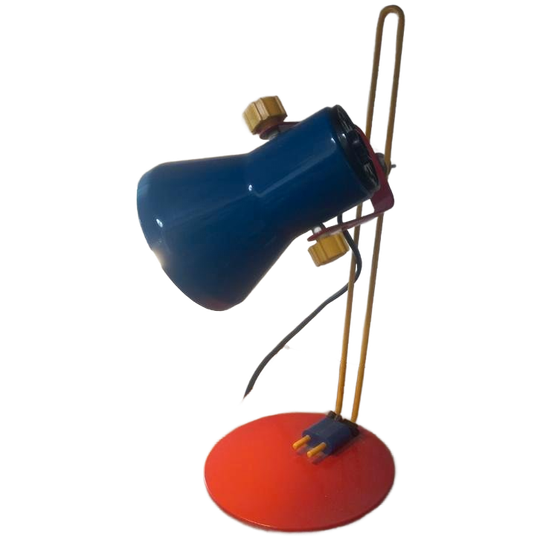 Vintage Vrieland Memphis Stijl Bureaulamp Jaren 80. 1