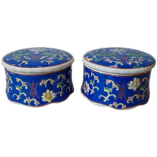 Vintage Chinese Porseleinen Potten 1
