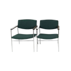 2X Gijs Van Der Sluis Stoelen | Fauteuils Chromen Frame thumbnail 1