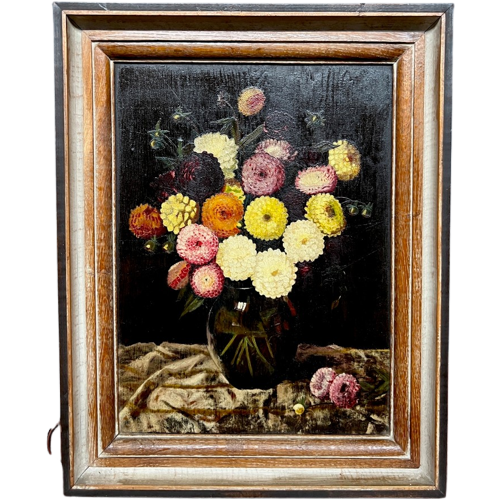 Schilderij "Stilleven Met Bloemen".