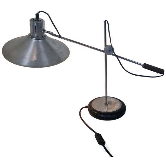 Andre Lavigne Voor Aluminor Design Bureaulamp Vintage Hengel 1