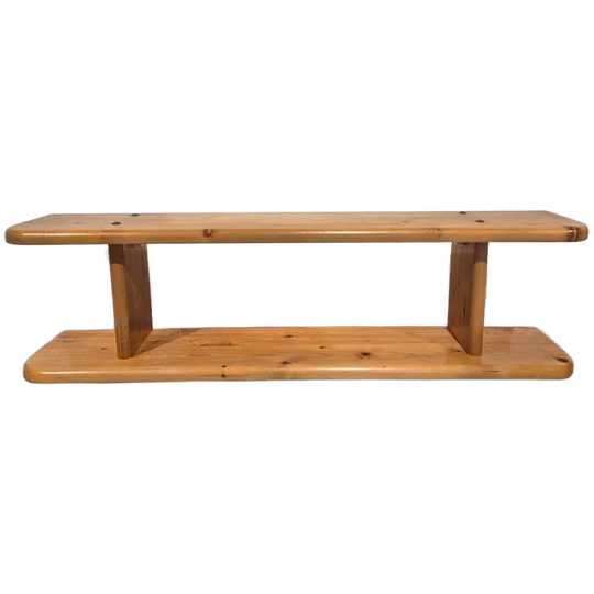 Vintage Grenen Hangende Boekenplank 1