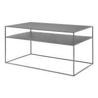 Blomus Fera Salontafel Van Staal, Gepoedercoat In Staalgrijs.