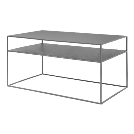Blomus Fera Salontafel Van Staal, Gepoedercoat In Staalgrijs. 1